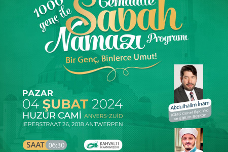 1000 Genç ile Cemaatle Sabah Namazı